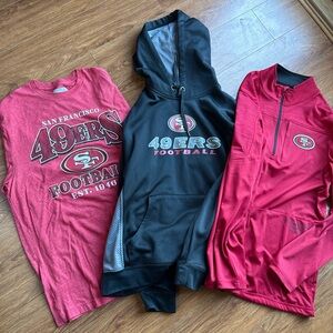 San Francisco 49ers Apparel Set mens medium